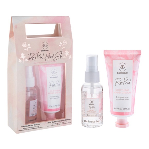 BEAUTANIQ BEAUTY Rose Bud Hand Set - Hand Sanitizer & Hand Lotion Travel Set - Picture 2 of 8